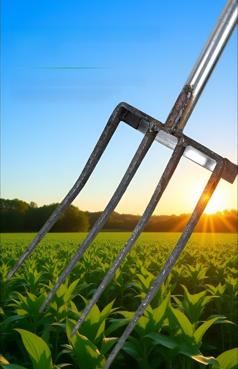 Widły ogrodowe wytrzymałe z manganu