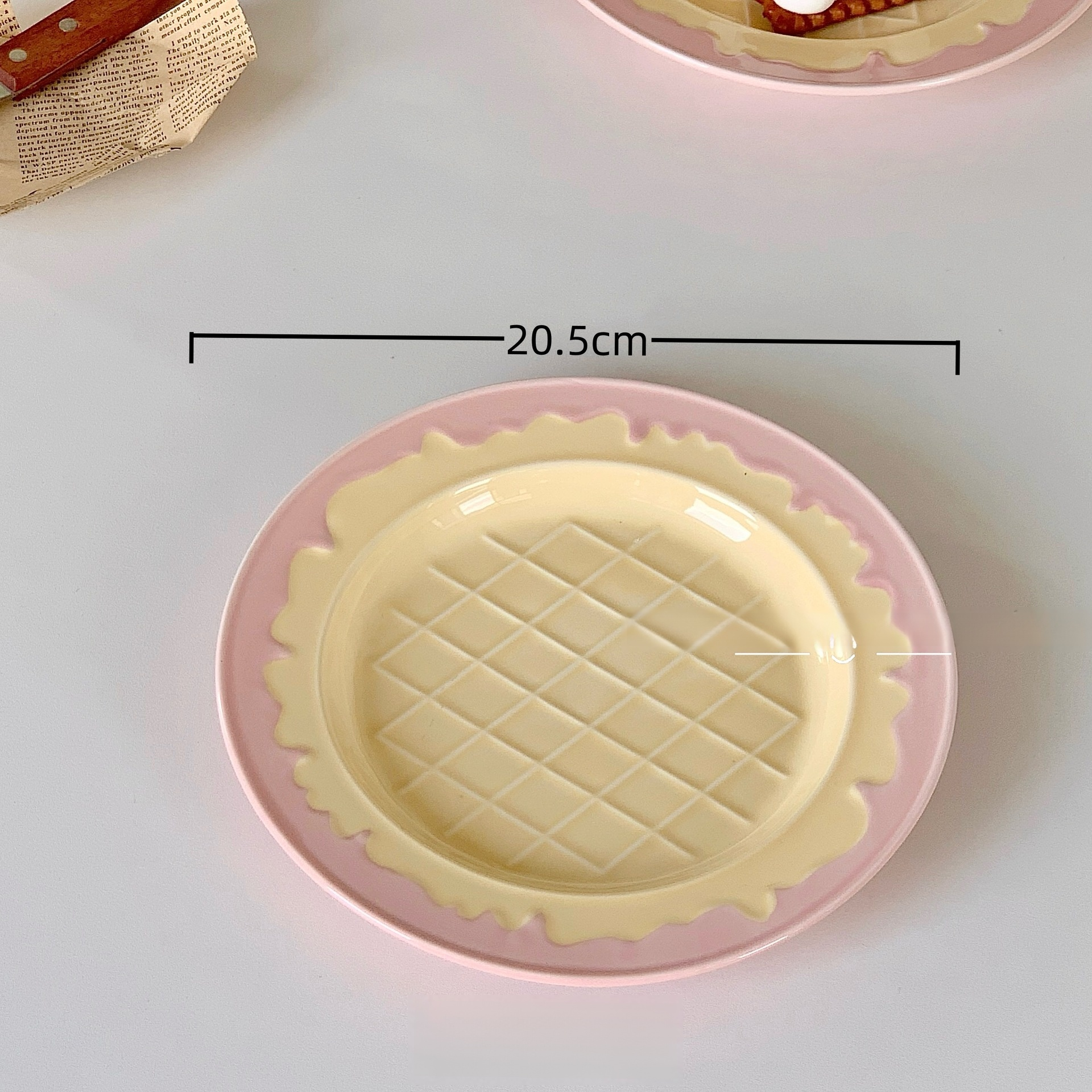 Ensemble de vaisselle en céramique motif crème glacée mignonne