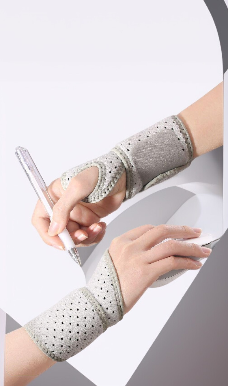 手首をしっかり保護するリストガード