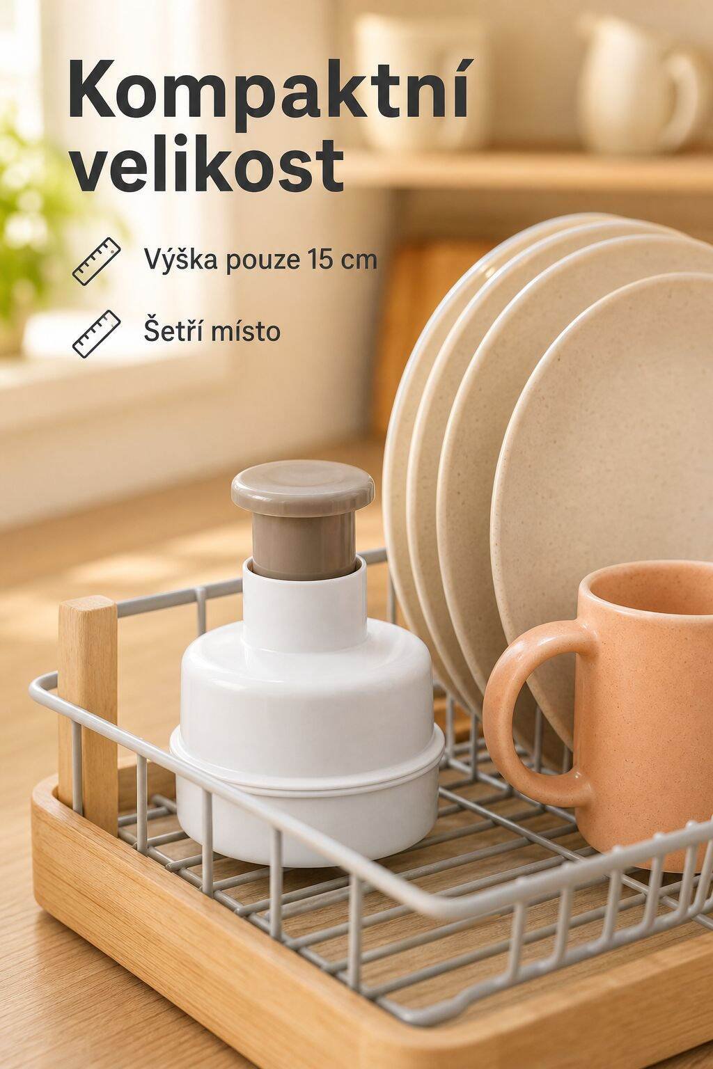 Moderní kulatý lis na maso pro restaurace