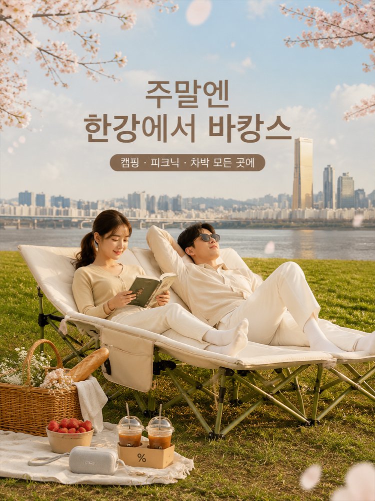 휴대용 1인용 접이식 낮잠 침대
