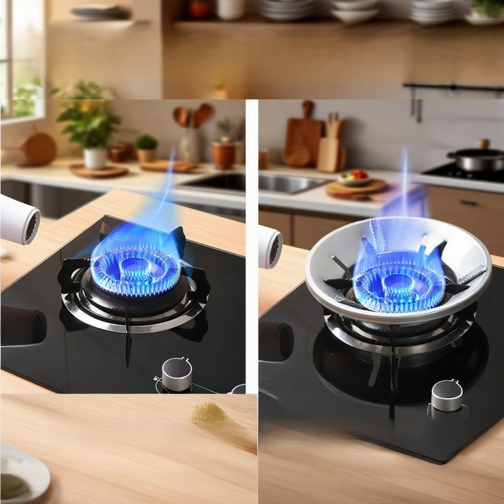 주방에 설치된 에너지 절감형 방화 후드 모습