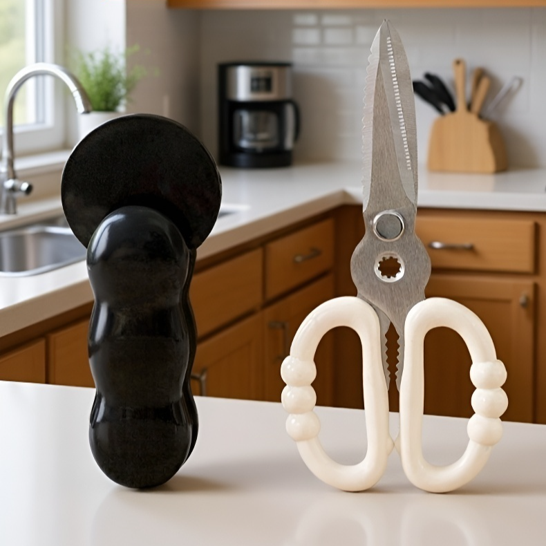 주방 벽걸이 수납형 닭뼈 오리 거위 절단 다용도 가위