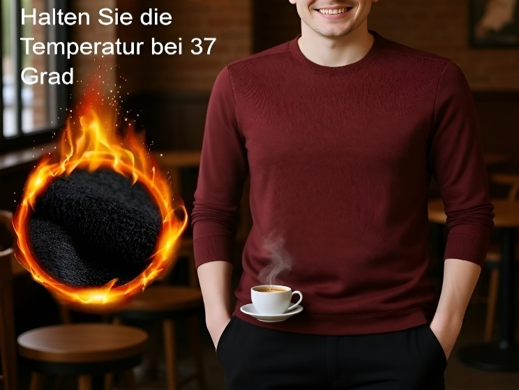 Sweatshirt mit extra weichem Innenfutter