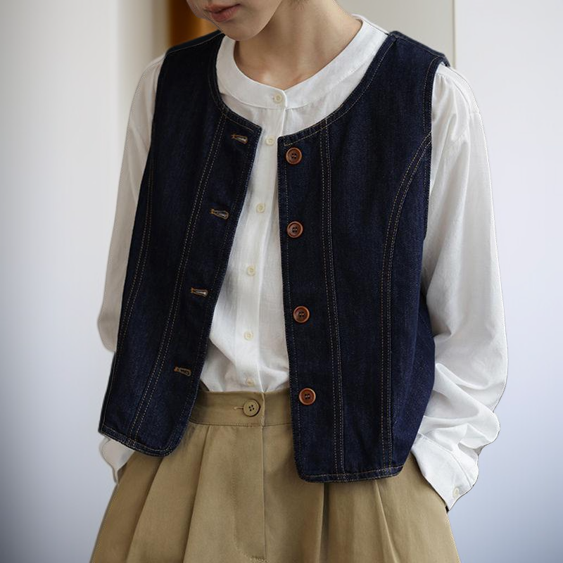 デニムベスト