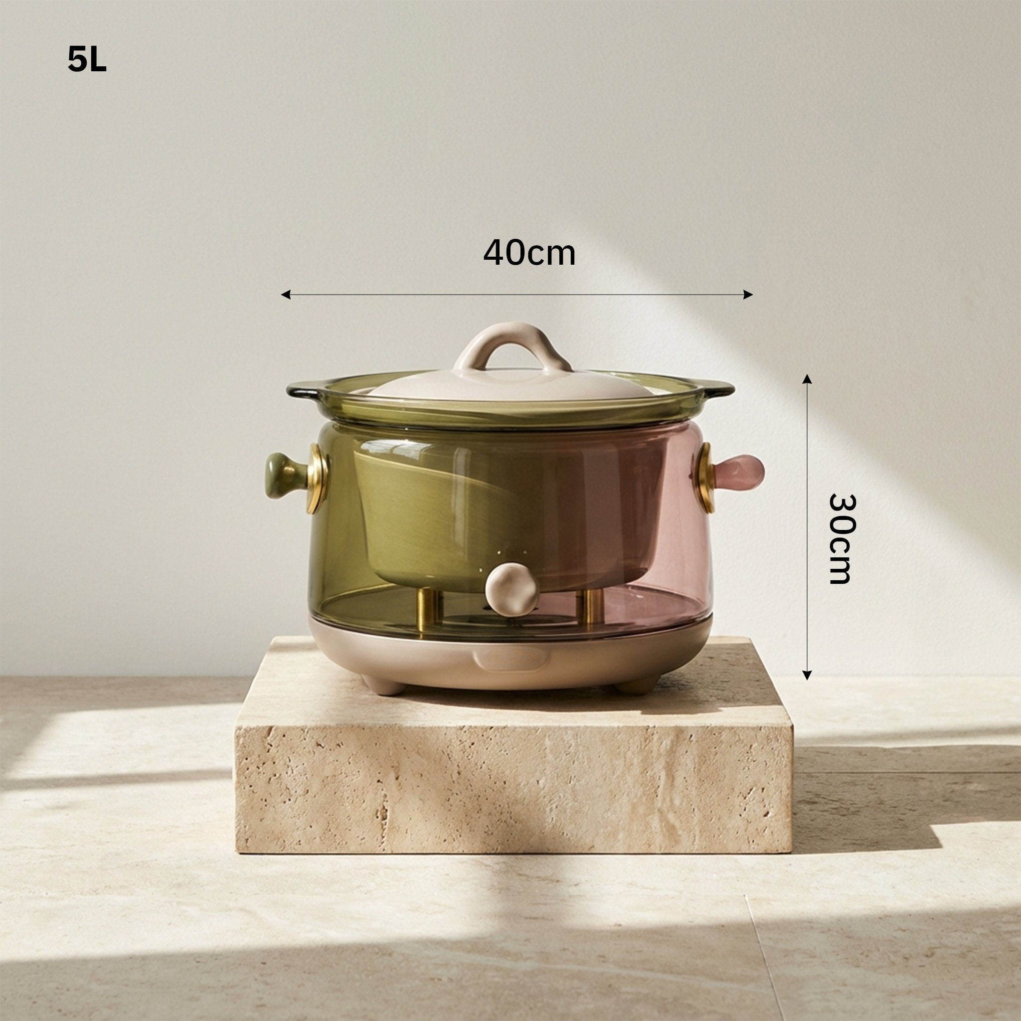Vielseitiger Slow Cooker für Fleischgerichte