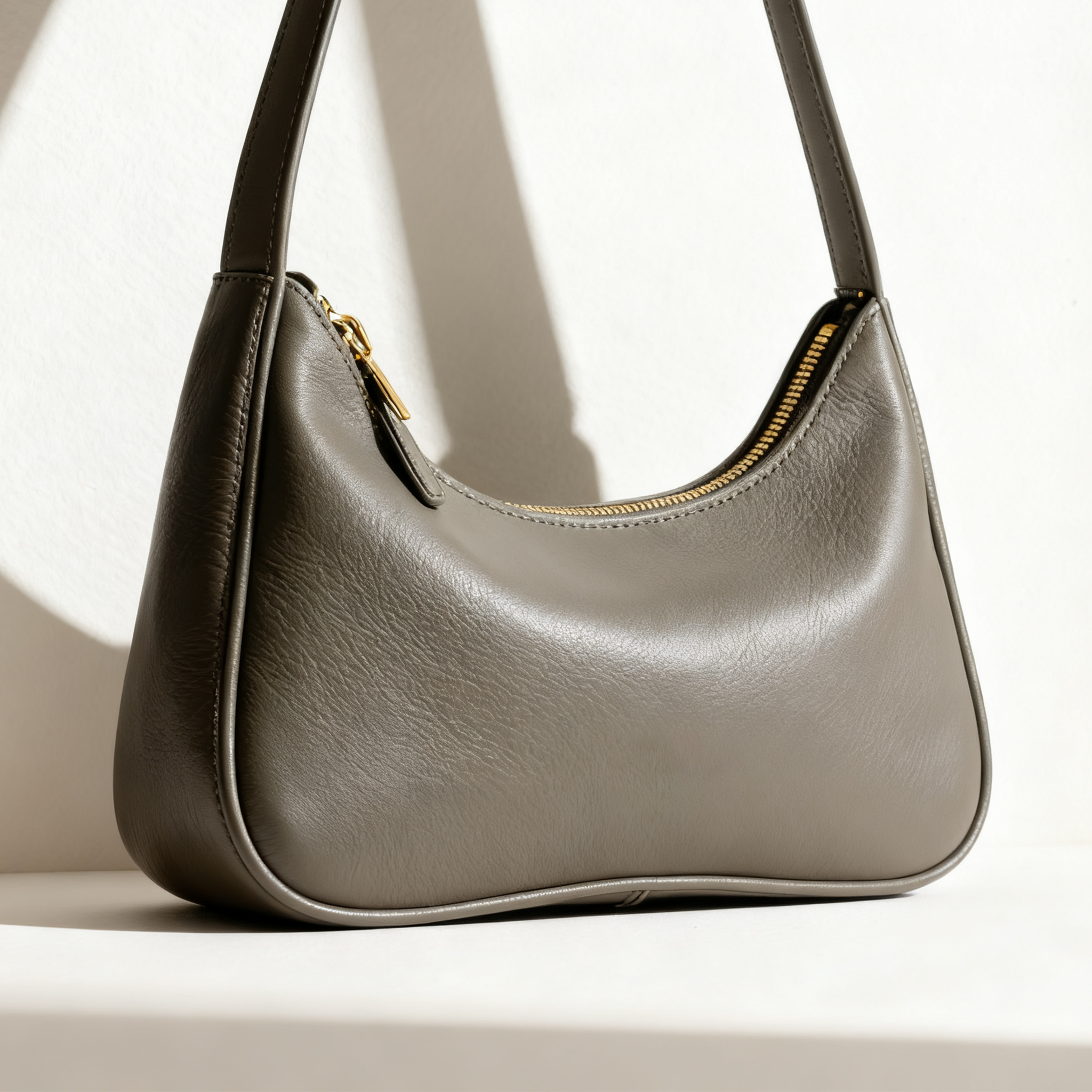 กระเป๋าหนังมินิมอลสะพายใต้รักแร้