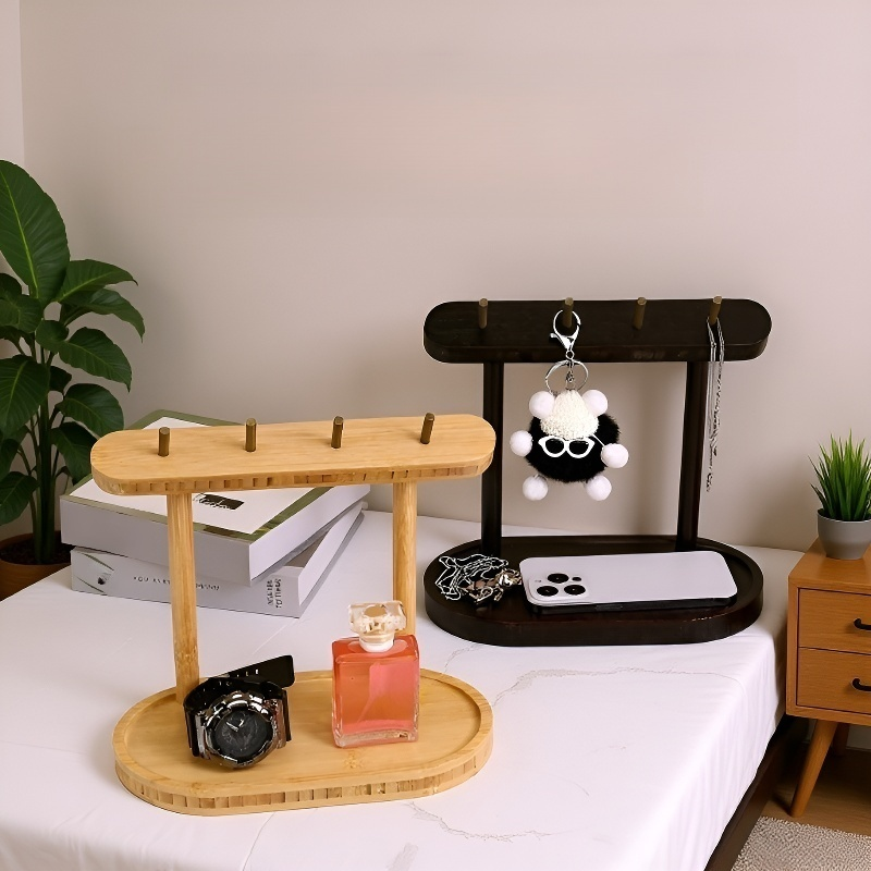 원목 열쇠 보관함 겸 수납박스 거실 탁상 정리함