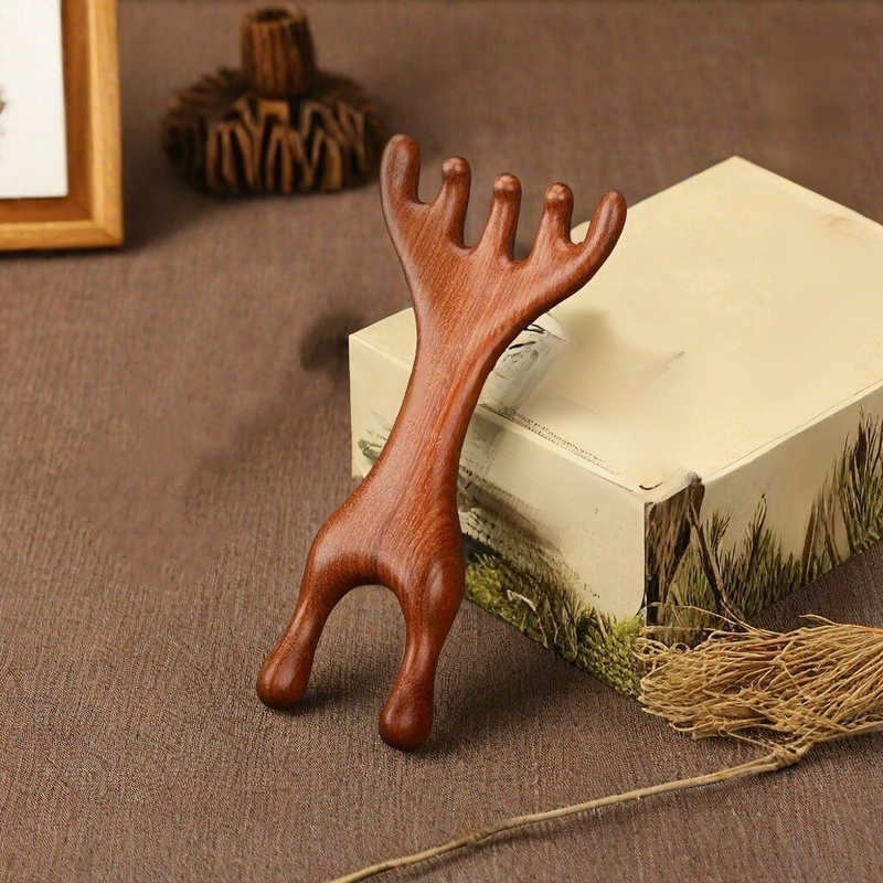 금실이 들어간 사슴뿔 마사지기