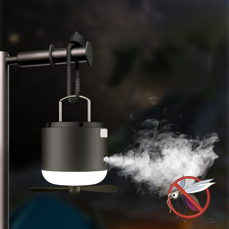 Lámpara de pulverización con ventilador