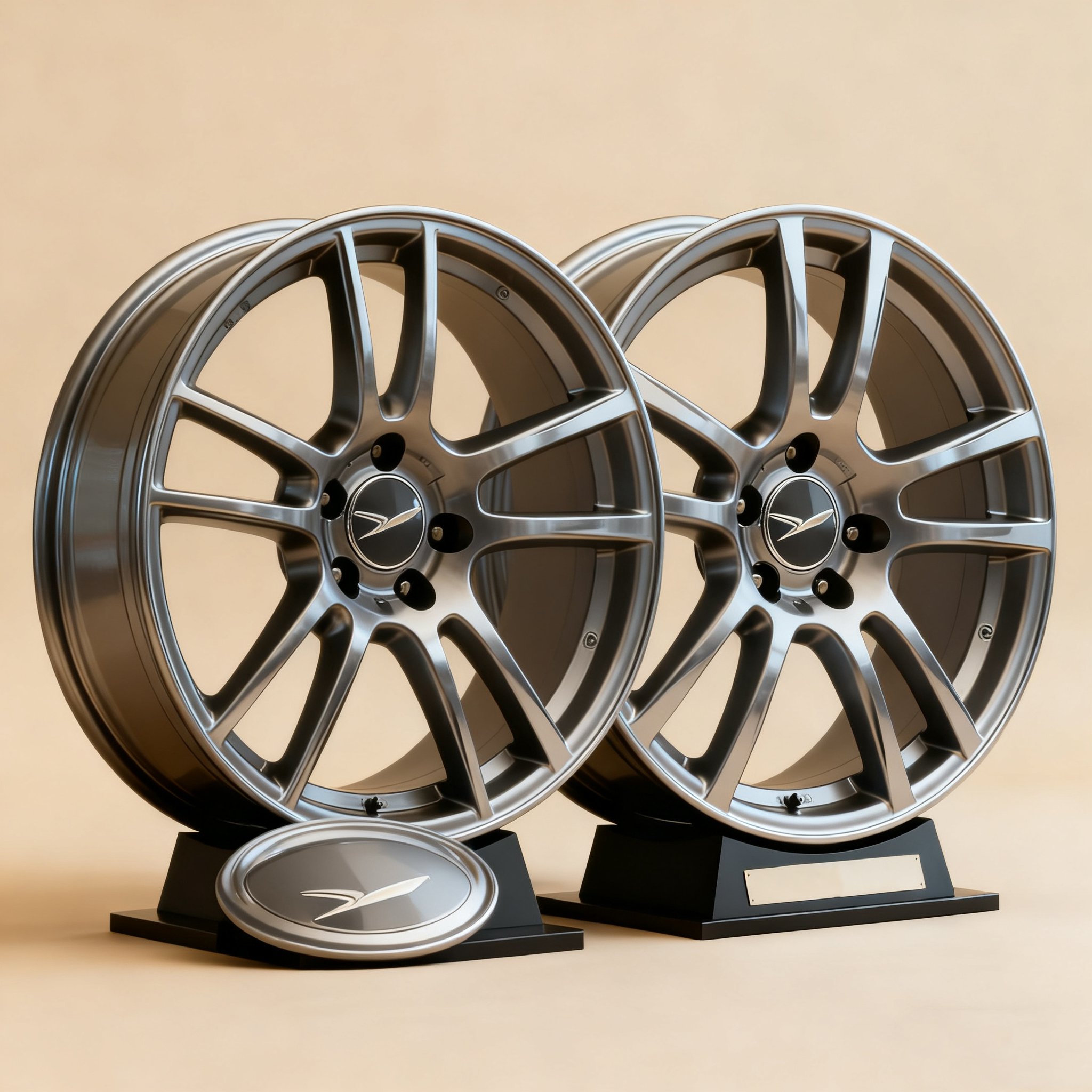 내구성 좋은 자동차 휠 허브 2개