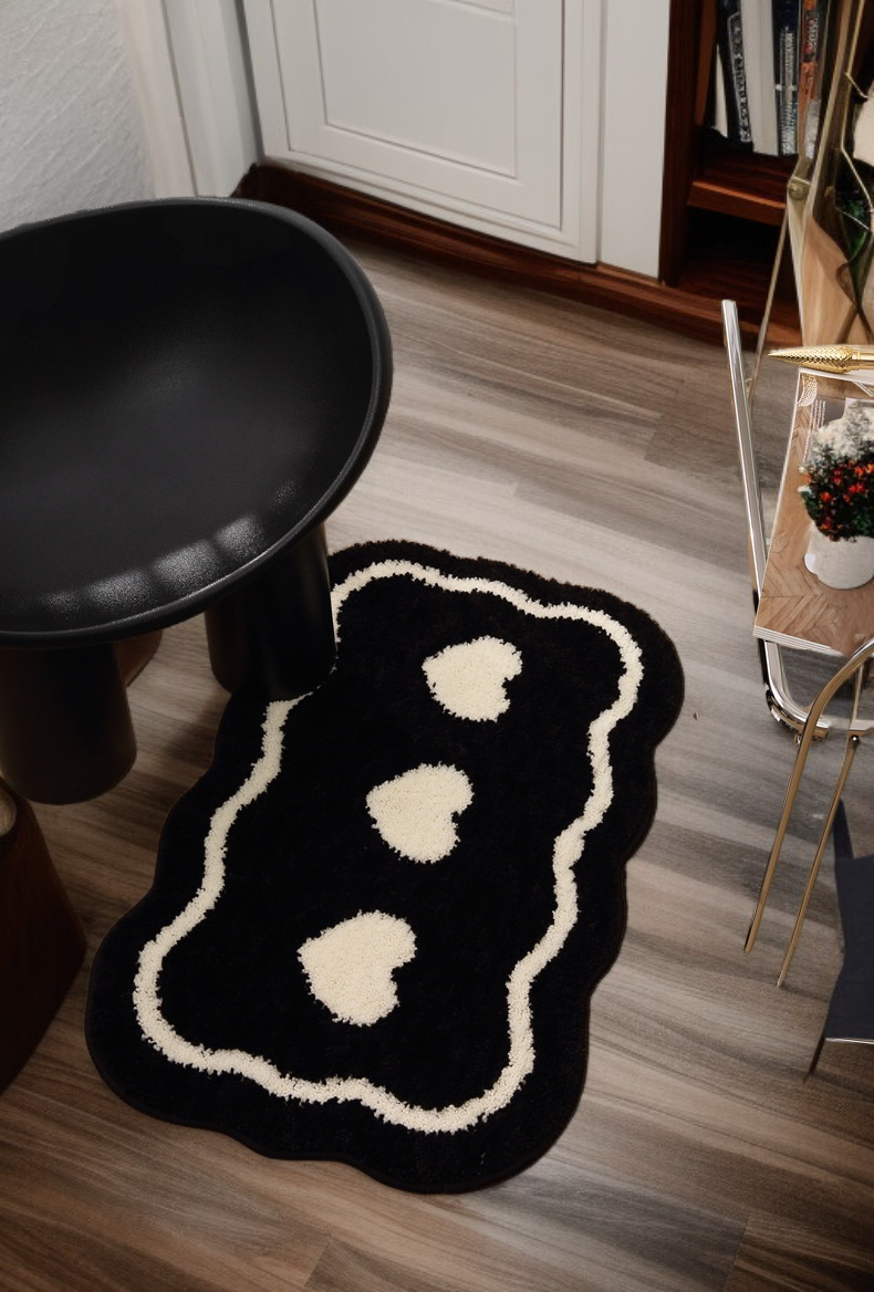 易清洗浴室吸水地墊展示