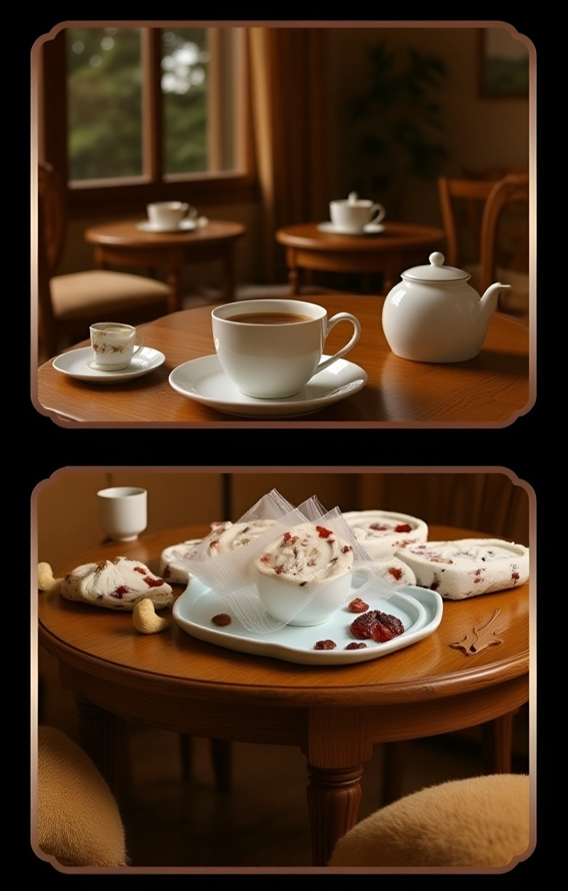 八種類の具材が入った八宝ケーキ