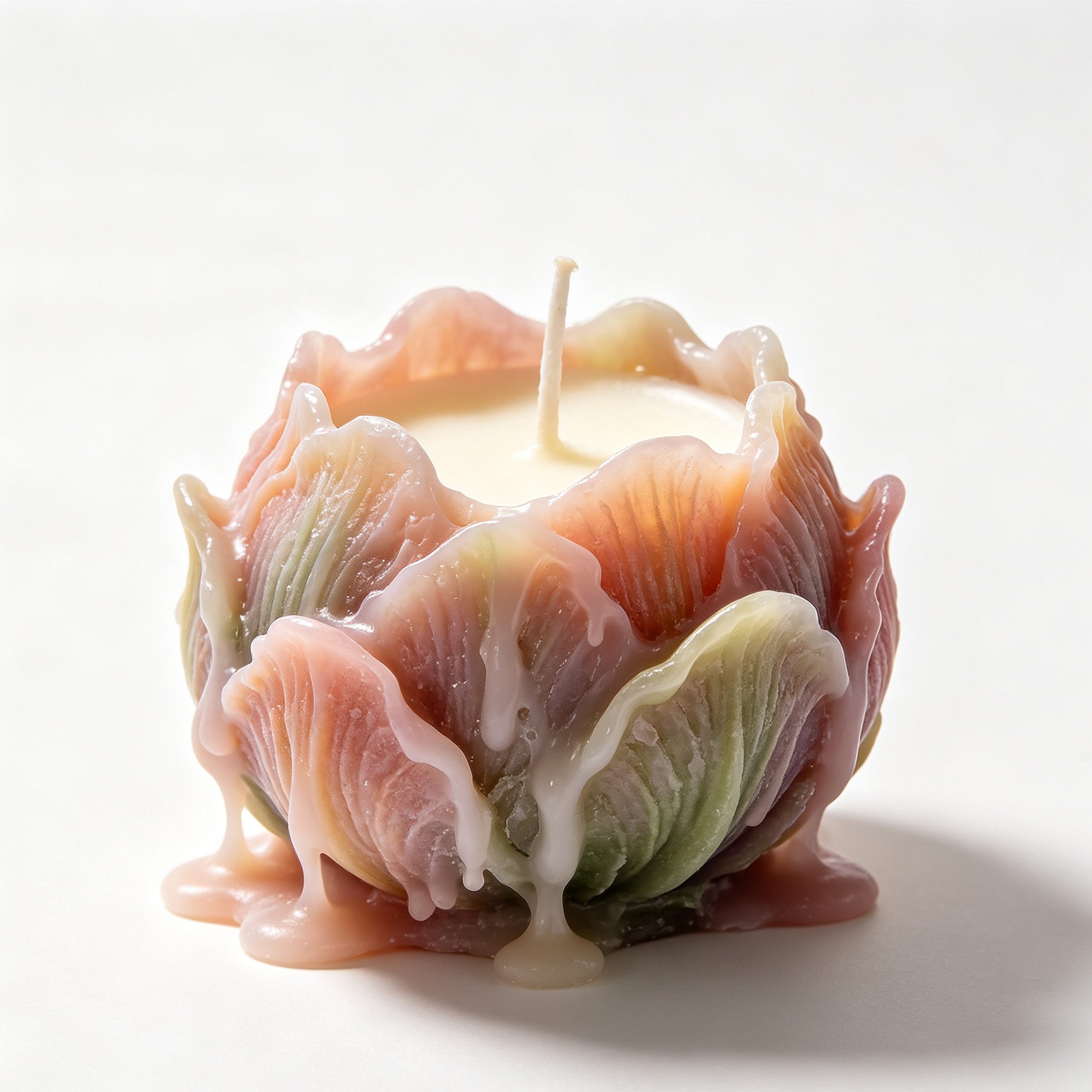 Lotus Flame Flower Scented Candles