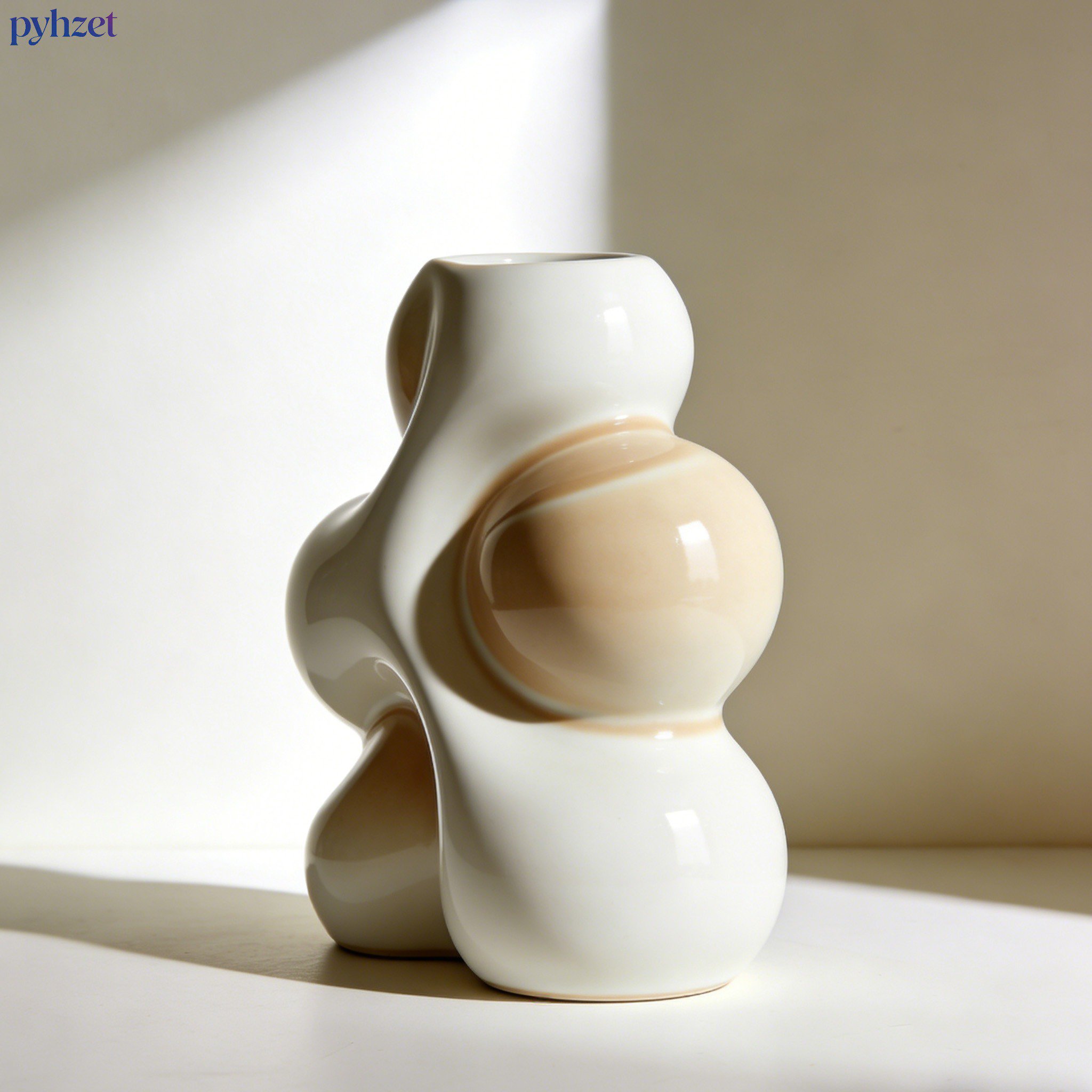 モダンデザインのインテリアオーナメント設置例