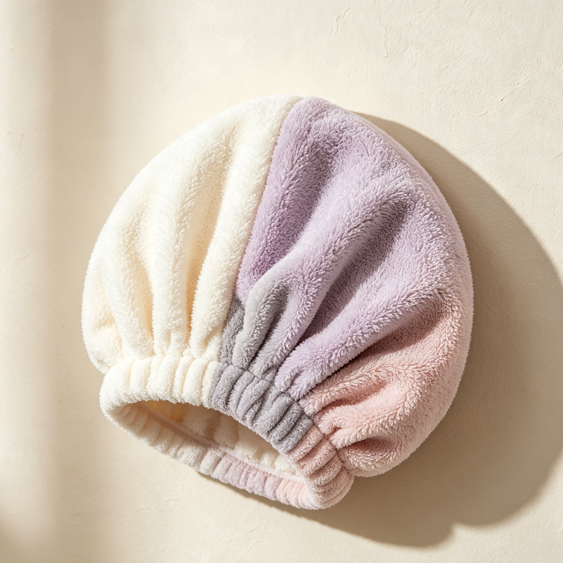 Coral fleece hair drying caps (5 pieces)