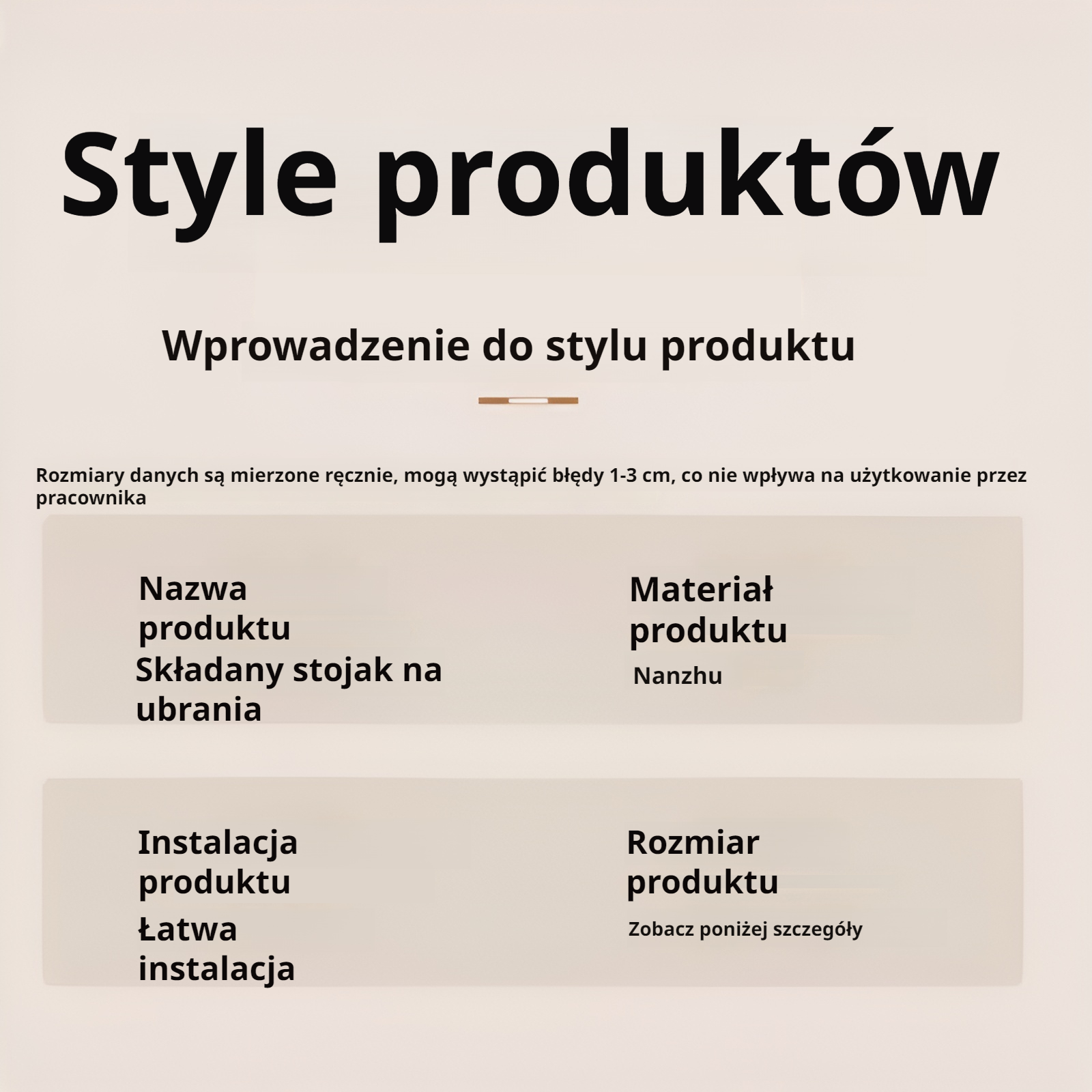 Praktyczny i estetyczny bambusowy wieszak na ubrania