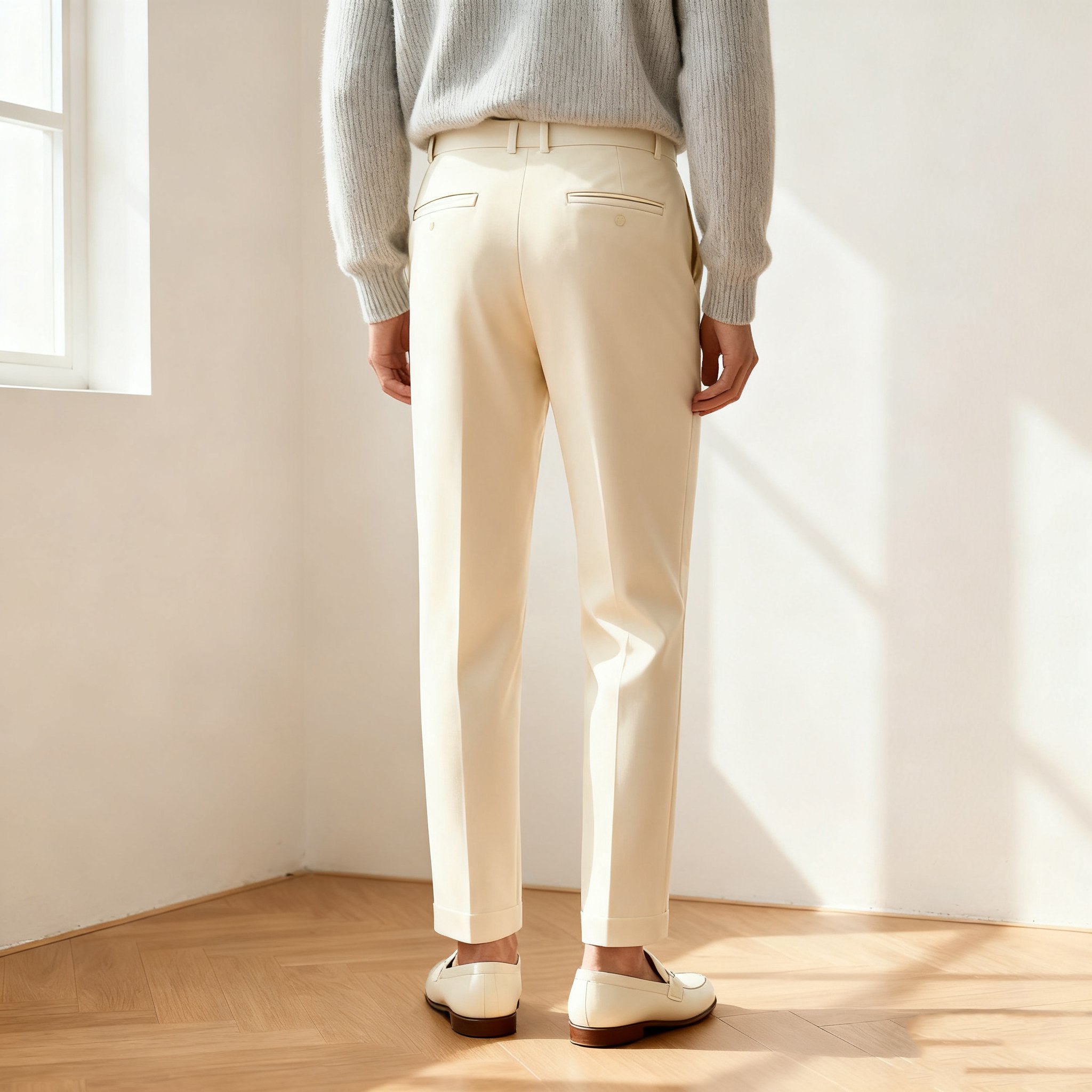  남성 신사 슬림핏 정장 바지