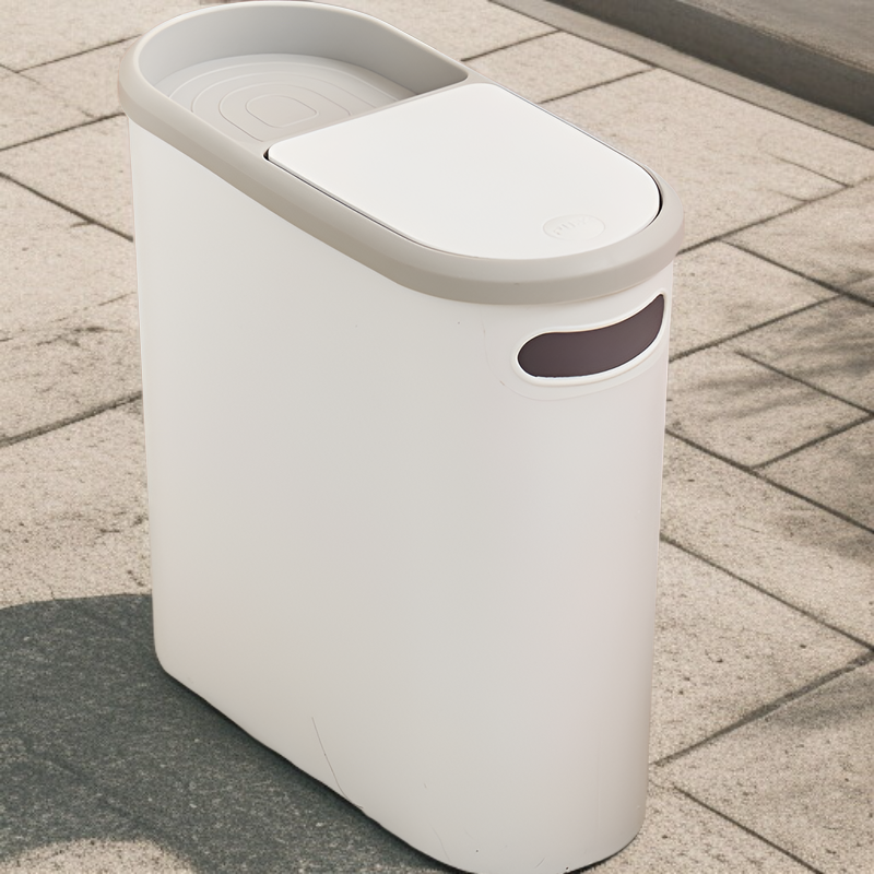  Household Push-Type Covered Garbage Bin for Multiple Rooms