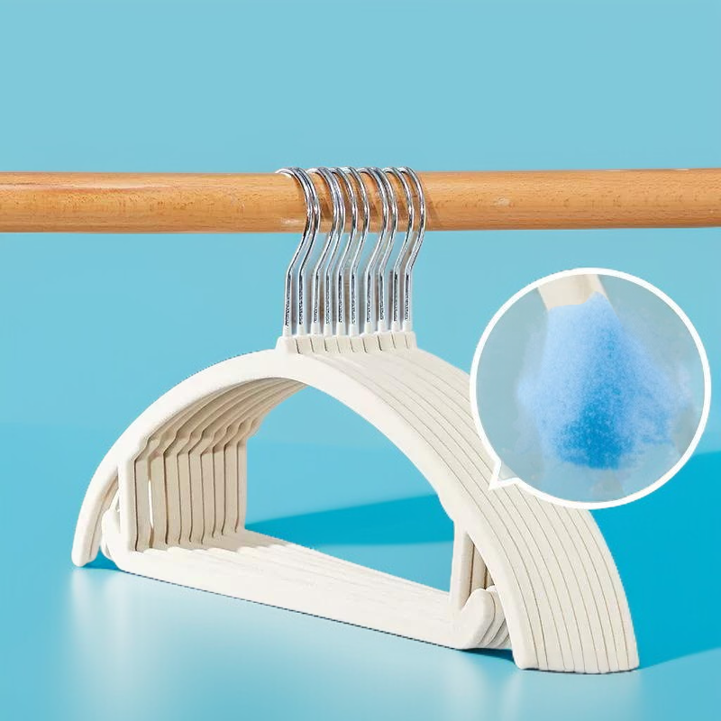 행거	옷걸이 논슬립 전용 헴 행거 두꺼운 미끄럼 방지 행거 받침대 어깨 모서리 두꺼운 빨래 플란넬 행거 가정용 정리 전용 행거