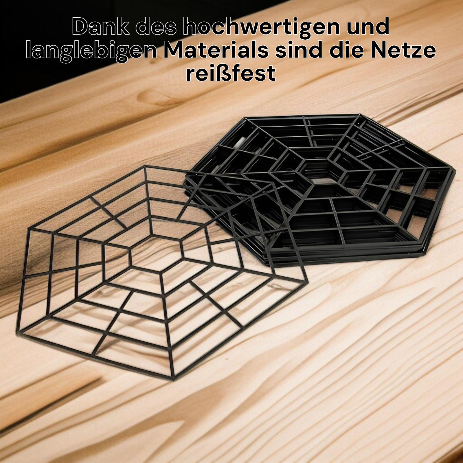 20-teiliges Set mit 6-eckigem Fischschutznetz