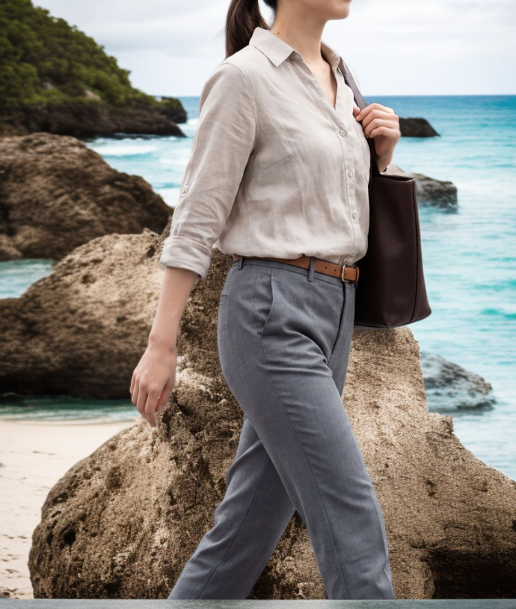 万能コーデが可能なリネンシャツ