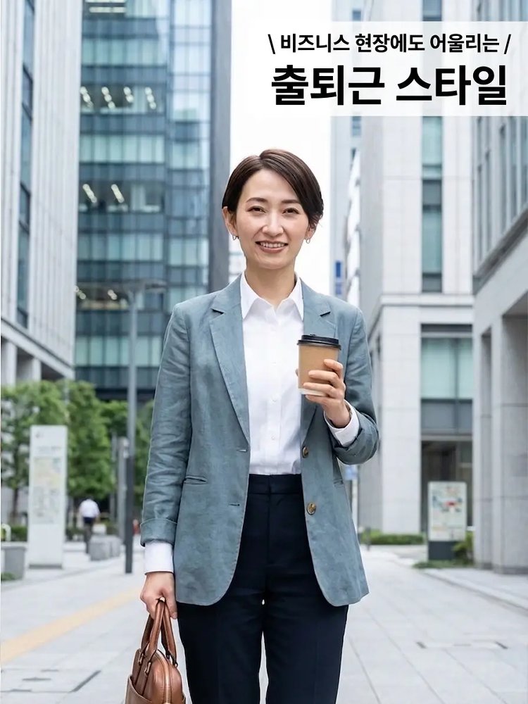 봄/여름용 긴팔 린넨 정장