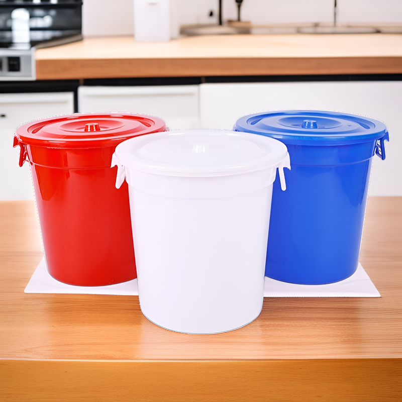 쌀통 대형 화이트 통