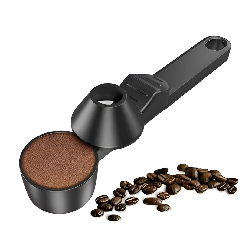 漏れ防止 大容量 コーヒー丸スプーン 長柄 滑り設計