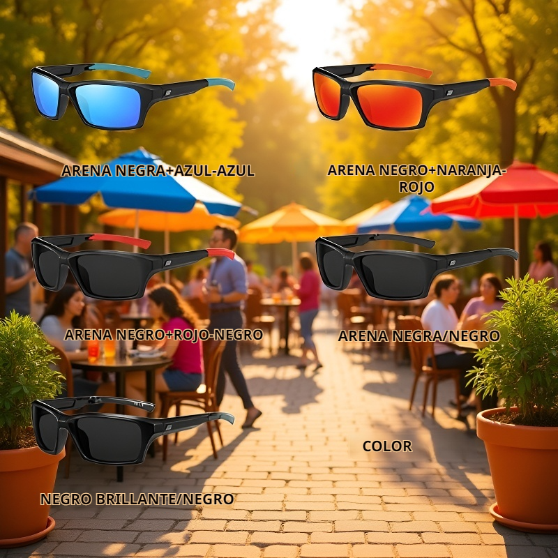 Gafas de sol plegables portátiles, protección UV para exteriores