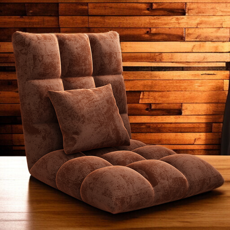 Cute folding floor chair lazy sofa bed single dormitory bedroom balcony tatami