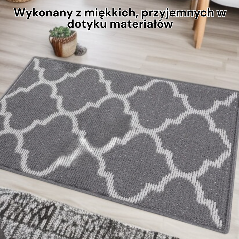 Dywanik wejściowy odporny na kurz, miękki i łatwy do czyszczenia