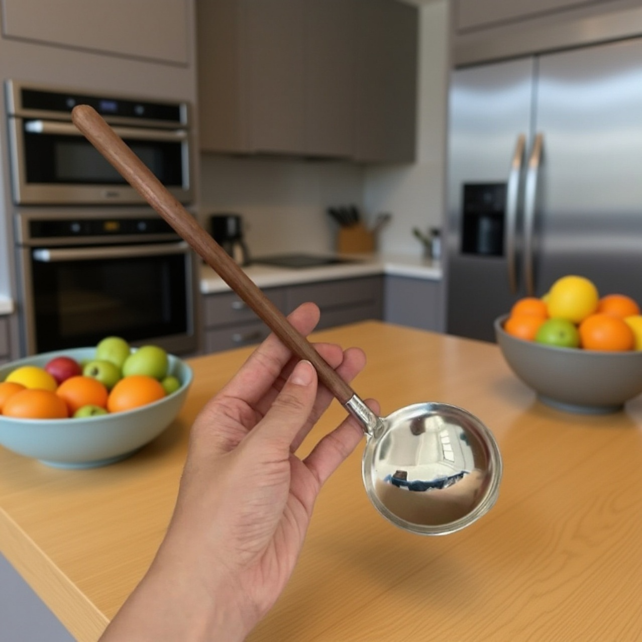 食器洗い機対応のステンレススープレードル