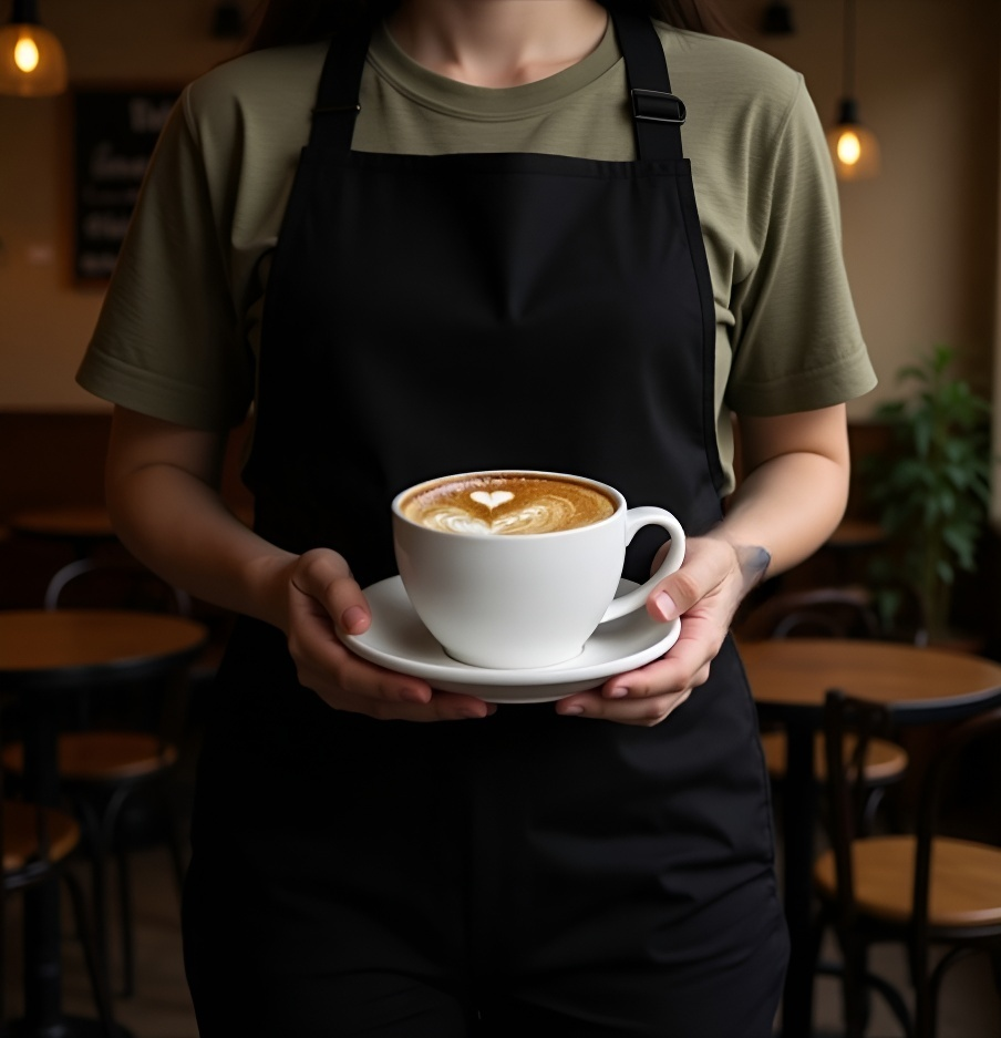 80ml白いカップの上から見た画像