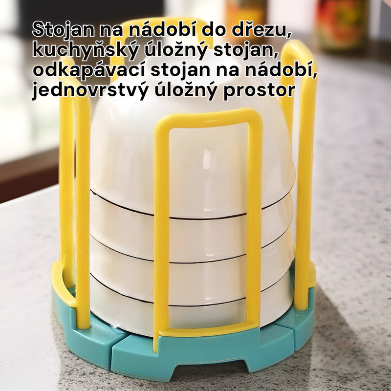  Jednovrstvý odkapávač na nádobí pro domácnost 