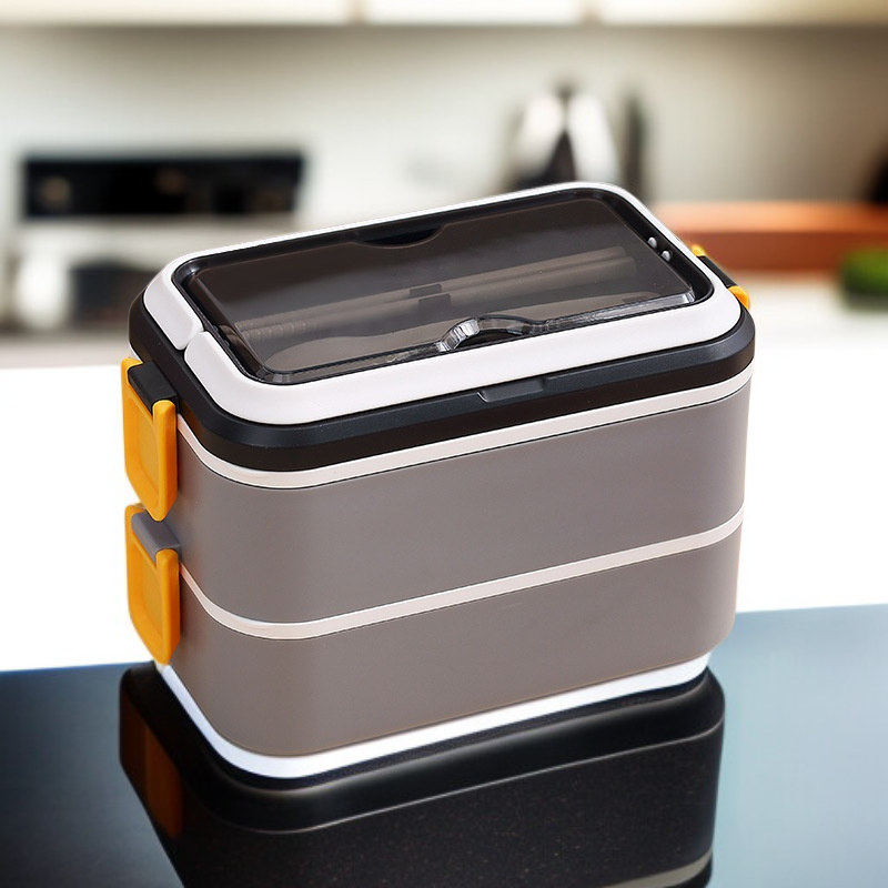 ステンレス製携帯ランチボックス