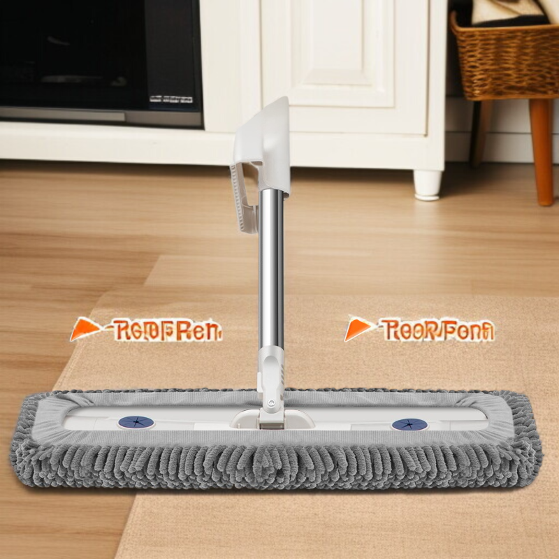 Household lazy mop chenille thickened flat mop a mop net handfree washing