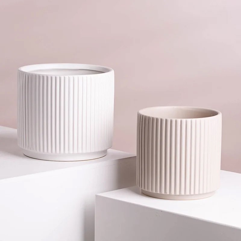 초본화원 작은 도자기 화분