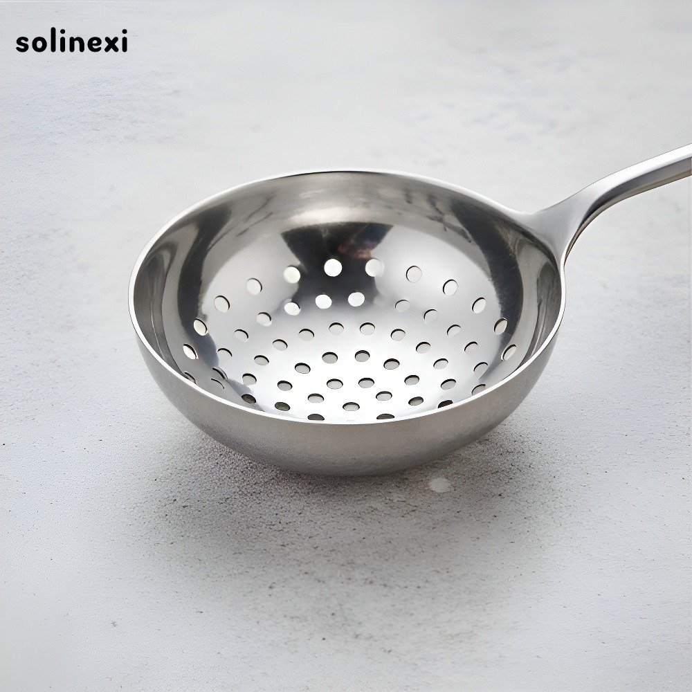 Nerezový zesílený cedník s ochranou proti opaření (8 kusů)