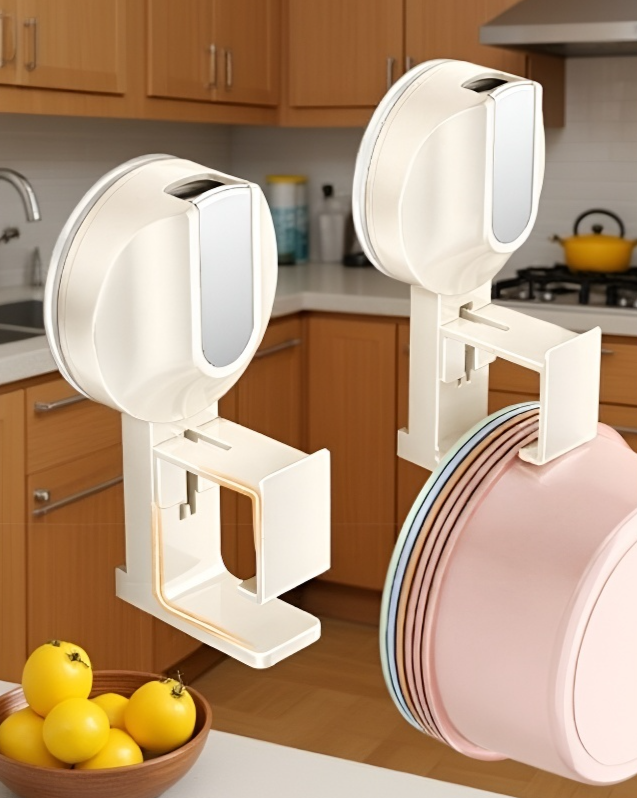 세면대에 부착된 다기능 조절형 후크