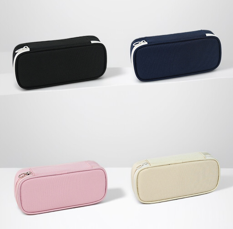 Organized pen storage bag with multiple compartments