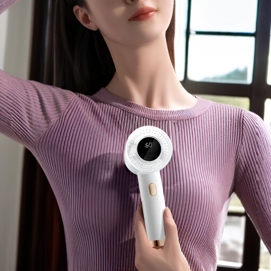 Lint remover, electric lint remover, Type-C rechargeable, 3-speed adjustable, powerful 6-blade desig