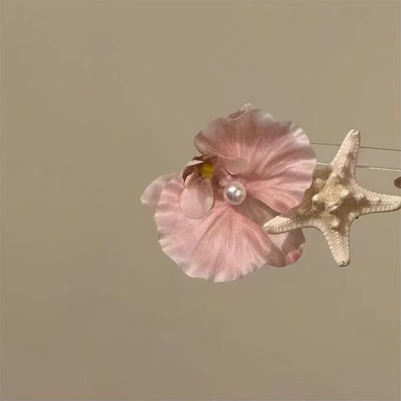仿真花飾髮卡