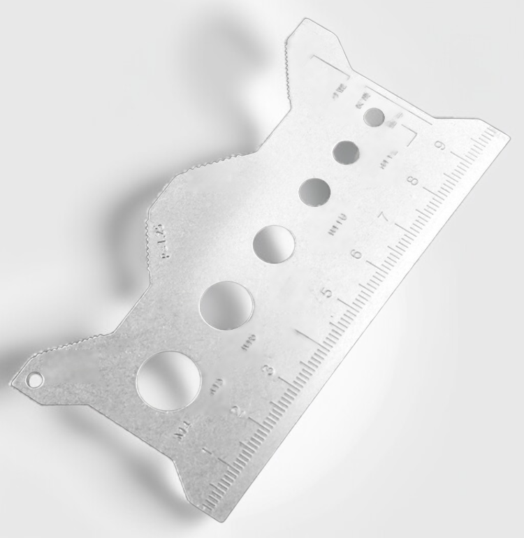 나사 거리 측정 캘리퍼 디테일