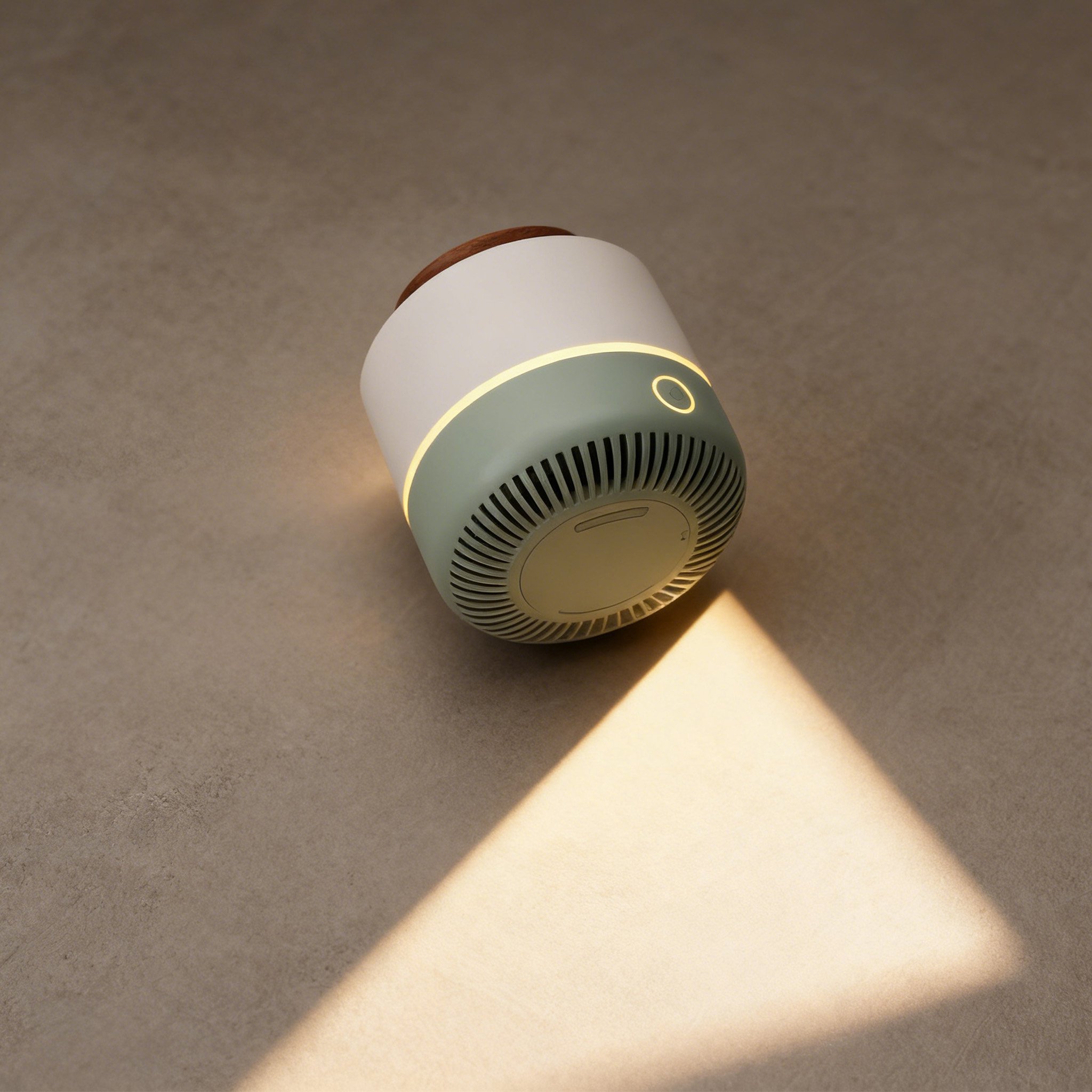 天然木トップ付き車用加湿器