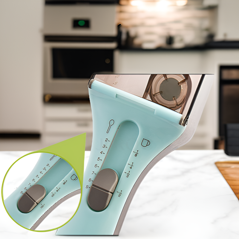 플라스틱 눈금 계량스푼 조절형 계량스푼 세트