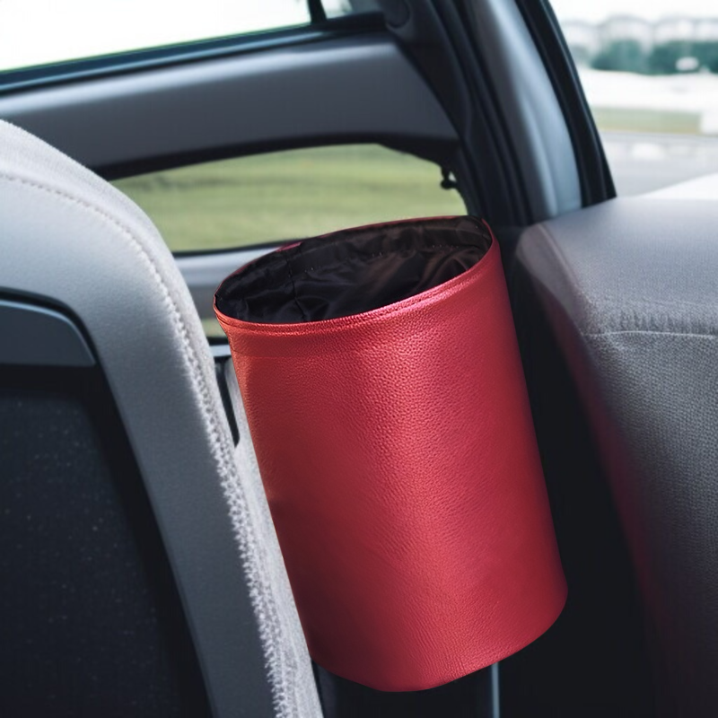 차량용 휴지통 접이식 수납 선반 다용도 자동차용 방수 파우치 휴지통