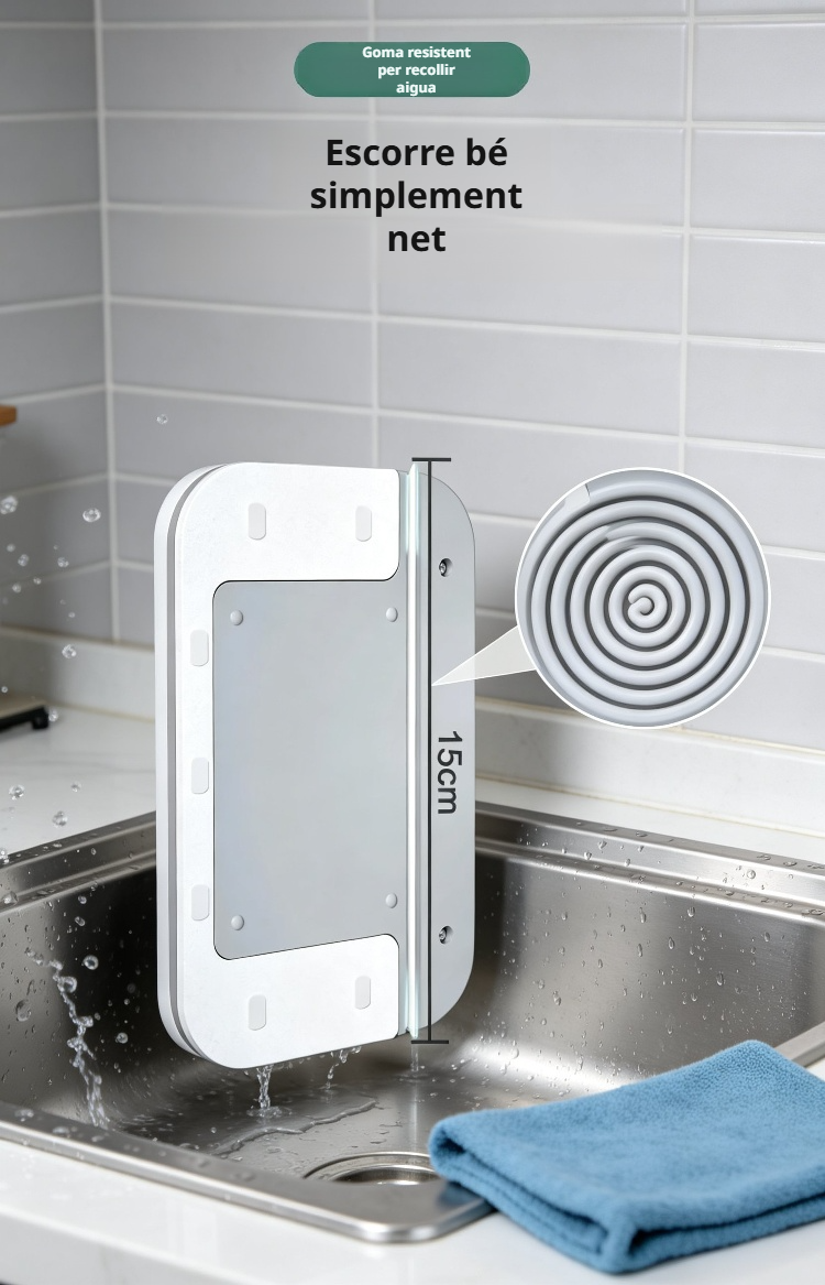 Dues cares de neteja del limpiacristales magnético JN