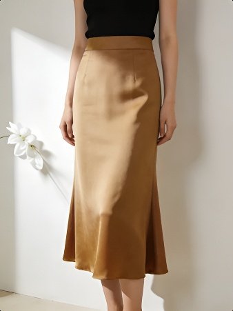 Erschwinglicher Luxus: Drapierter Fischschwanzrock