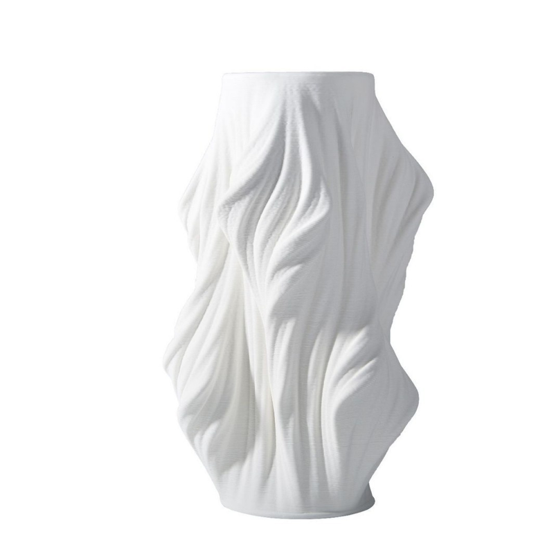 Modern Minimalist 3D Printed Ceramic Artwork